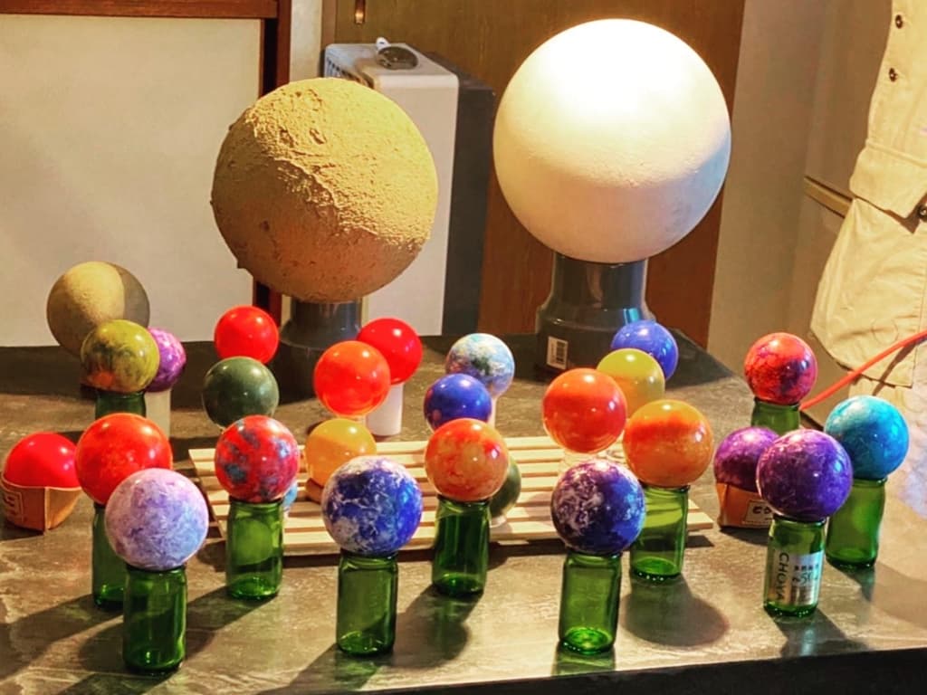 京都ぬりかべ屋三谷左官店の人気ワークショップ「どろ団子物語」で作ったどろ団子